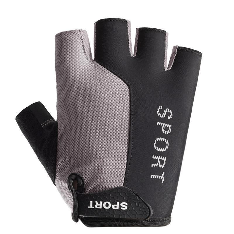 Sports & Fitness Cycling Half-Finger Gloves, Non-Slip, Breathable, Sweatproof, Outdoor Unisex Training Gloves_desvips.com