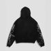 Nokometa Hot Sale 3D Printed Starry Sky Eye Hooded Sweater, Street Style Oversize Zip Sweater_desvips.com