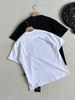Pure Cotton Short-sleeved T-shirt, Same Style For Both Men And Women, Semi-loose Patterned Printed Round-neck Drapey Top_desvips.com