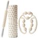 PeakGo Foam Muscle Relaxation Professional Slimming Wolf Tooth Stick Massage Leg Rolling Yoga Equipment Langya Roller Fitness_desvips.com