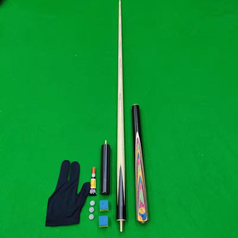 Blue Club Small Head Premium White Wax Mystery, Same Professional Chinese Style Flower Nine Ball Split Snooker Black_desvips.com