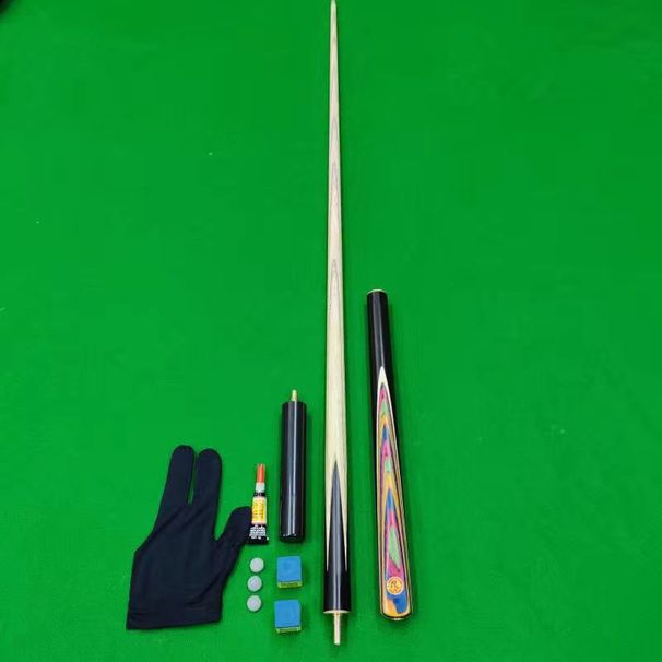 Blue Club Small Head Premium White Wax Mystery, Same Professional Chinese Style Flower Nine Ball Split Snooker Black_desvips.com