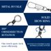 Cylinder-Shaped Eight-Character Ring Quick Swivel Sea Rod B-Type Pin Lure Connector Fishing Gear Accessories_desvips.com