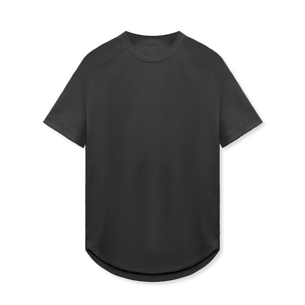 2025 New Men's Quick-drying Short-sleeved Shirt, Running Fitness Sweatshirt, Moisturizing, Crew Neck, Training, Exercise_desvips.com