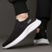 RenMou 2025 Spring/Summer Men's Thin New Style One Step Lazy Soft Bottom Flyknit Breathable Mesh Casual Running Trendy Shoes Exclusive Supply_desvips.com