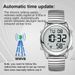 Hearket Atomic Talkig For Blid Elderly Me's Clock Watch With Alarm Radio Cotrolled Wristwatch_desvips.com