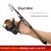 Hunter Flying Shark Carbon Ultra Short Sea Road Sub Pole Telescopic Fishing Rod_desvips.com
