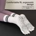 Women's Non-Slip Yoga Socks Professional Five-Finger Design For Fitness Running Pilates Mid-Calf Jump Rope Pressure Socks_desvips.com