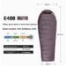 New Four Seasons Universal Outdoor Camping Down Adult Simple Envelope Lightweight Mummy Sleeping Bag_desvips.com