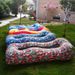 Outdoor Foldable Inflatable Sofa Lounge Couch Sleeping Bed Portable Foldable Air Travelling Beach Lounge Lazy Bed Chair Chair_desvips.com