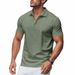 Men's & Women's Breathable Quick-Dry Polo Shirt - Lightweight Golf & Casual Tee - Moisture-Wicking Polyester - Slim Fit - Solid Colors (S-XXXL)_desvips.com