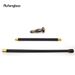 Golden Black Hand Hold Flower Luxury Fashion Walking Stick For Party Decorative Cane Elegant Crosier Knob Walking Stick 93cm_desvips.com