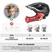 ROCKBROS Kids Helmet Children's Protective Helmet S/M 48-58cm With Detachable Chin Guard_desvips.com