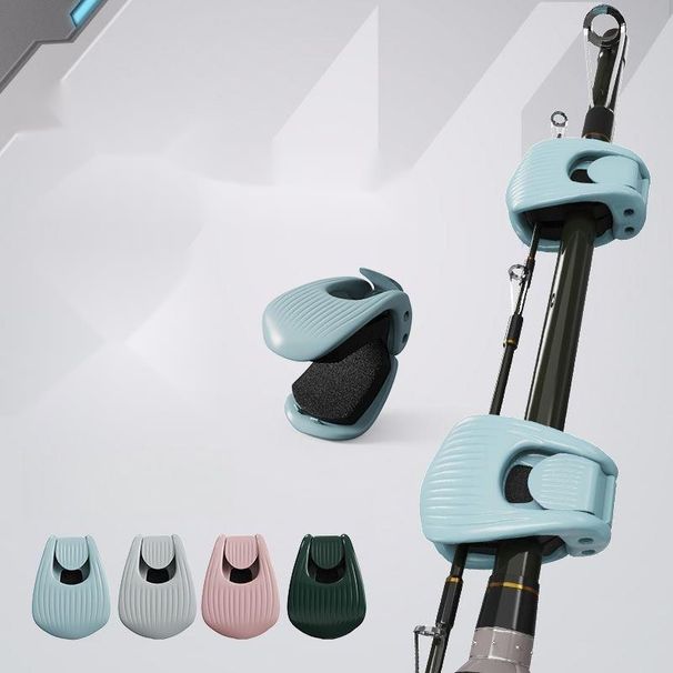 Lure Storage Artifact Multi-Functional Binder Clip Raft Rock Fishing Rod Protective Cover Binding Fixer_desvips.com