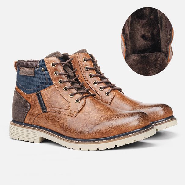 Martin Independent Station Retro Color Polished Ankle Cross-border Trade Shoes Plus Size Autumn And Winter Men's Boots_desvips.com