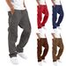 Summer New Men's Cargo Pants Drawstring Multi Pocket Casual Pants_desvips.com
