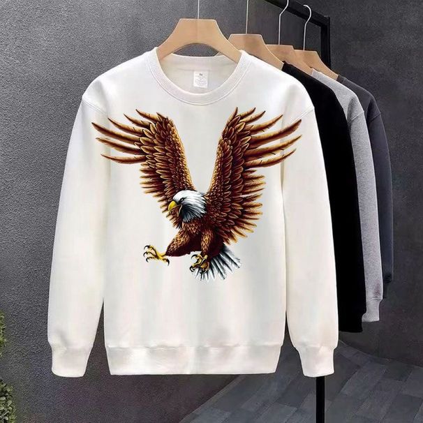 Printed Brand Autumn Winter New Sweatshirt Pullover Long Sleeve Casual Crew Neck Trendy Top Men's Niche Outerwear_desvips.com