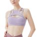 Trendy European And American Style New Nude Feel Sports Bra For Women Shockproof Yoga Vest Fitness Camisole Push-Up_desvips.com