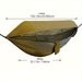 New Double Anti-Tip Automatic Quick-Open Swing Mosquito Net Hammock Outdoor Camping Sunshade_desvips.com