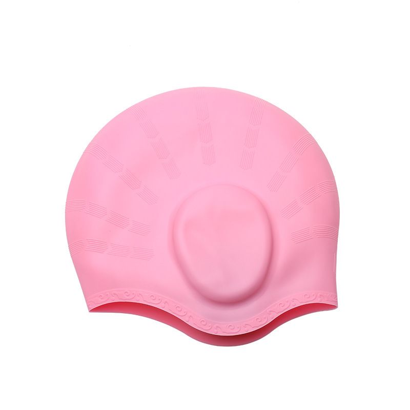 Professional Silicone Swim Cap Adult Women Swim Long Hair Waterproof And Moisture-proof_desvips.com