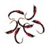 6Pcs Epoxy Nymph Flies Midge Hegene Buzzers Trout Fishing Bait Artificial Lures_desvips.com
