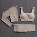 Women's Quick Drying Seamless Yoga Fitness Suit Autumn Winter European American Style Tight Fitting Hip Lifting Shorts_desvips.com