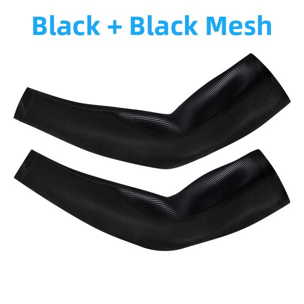 Cycling Ice Silk Arm Sleeves For Men Sun Protection Summer Outdoor UV Protection Running Sports_desvips.com