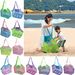 Portable Beach Mesh Large-capacity Travel And Swimming Clothing Organizer, Foldable Bag, Portable Toy Storage Bag_desvips.com