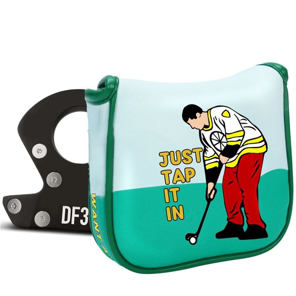 Premium Putt Cover DF3, Club Protector Putter Headcover With Stylish Carton Pattern, Funny Golf Accessories For Dad_desvips.com