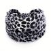 Cool Hot Girl Style Leopard Print Sports Headband Brimmed Elastic Headband Sweat Absorbing Headscarf_desvips.com