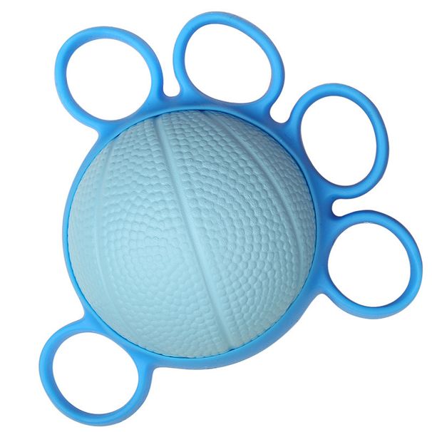 Sponge Non-Slip Finger Grip Trainer: Five-Finger Training Ball For Stress Relief & Strength Exercise_desvips.com