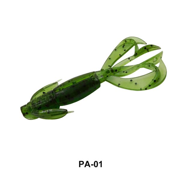 KESFISHIN Fishing Lure Crazy Flapper 75mm 4g Silicone Bait Plastic Lure Artificial Silicone Bait_desvips.com