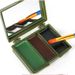 Outdoor Facial Camouflage Oil Military Training Cs Military Fan Tactical Face Three-color Camouflage Oil Box With Mirror_desvips.com