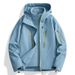001 High-Quality Outdoor National Standard Men's Water-Resistant And Dirt-Resistant Hiking Loose Casual Trendy Brand Hooded_desvips.com