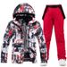 001 New Men's Suit Winter Outdoor Windproof Water-Resistant Warm Thickened Snowboard Snow Ski Jacket And Pants_desvips.com