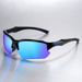 European And American Fishing Outdoor Sports Glasses Lightweight Cycling One-piece Polarized Colorful Sunglasses_desvips.com