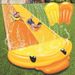 Little Yellow Duck Water Slide Children's Lawn Slide Water Play Game Double Slide Game Water Spray Slide_desvips.com