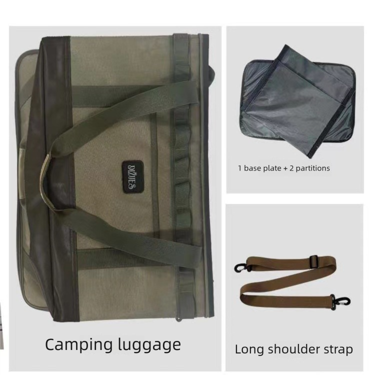 Outdoor Foldable Tool Bag Large Capacity Storage Camping Cookware Portable Handbag_desvips.com
