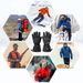 Outdoor Cold Weather Electric Glove Finger Heating Touchscreen Rechargeable Heated Gloves_desvips.com