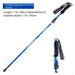 Hot-Selling Aluminum Alloy Trekking Pole Ultra-Light Folding Telescopic Walking Stick Outdoor Hiking_desvips.com