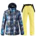 001 New Suit Set For Men, Snowboard Skiing, Outdoor Sports Ski Jacket Pants, Thickened And Warm_desvips.com