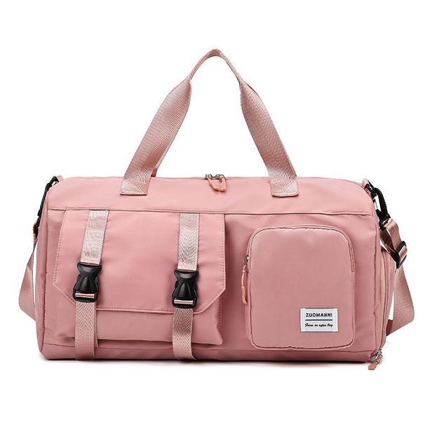 New travel with large capacity, multifunctional one shoulder sports and fitness bag, independent shoe compartment,_desvips.com