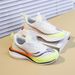 Children's Lightweight Running Shoes Fashion New Style Big Kids Mesh Rotating Button Red Rabbit Casual Boys_desvips.com