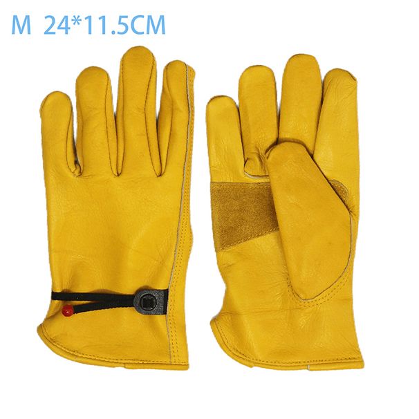 Cow Leather Work Soft Cowhide Welding Security Protection Glos Workers Mechanic Drir Hunting Driving Farm Garden_desvips.com