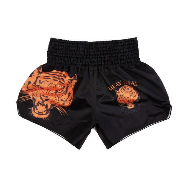 2026 Fighting Shorts Tiger Head Muay Thai Pants Martial Arts Sanda Fighting Style Lightweight Breathable Boxing Shorts_desvips.com