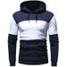 Men's Clothing Spring and Autumn New Men's Clothing Splicing Contrast Color Sweatshirt_desvips.com