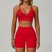 Cross-Border Seamless Tight Yoga Waist Slimming Quick-Drying Fitness Suit Outdoor Running Sports Set Women 7790_desvips.com