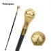 Golden Eagle Luxury Round Handle Fashion Walking Decorative Cane For Halloween For Cosplay And Parties, For Cosplay & Party_desvips.com
