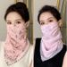 Sun Protection Mask For Women, Full Face Cover, Guard, Mask, Veil, Neck Warmer, Ice Silk Scarf, Women's Sunshade_desvips.com