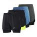 NOKO-ARSUXEO Running Shorts For Men, Quick-drying, Pockets, Summer Marathon, Three-quarter Loose (with Inner Net), Wear For Fitness B179_desvips.com